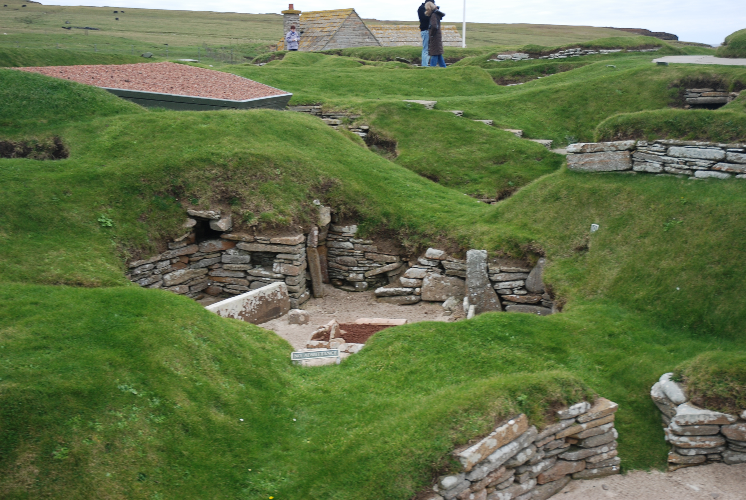 picture of ancient buildings on Orkney